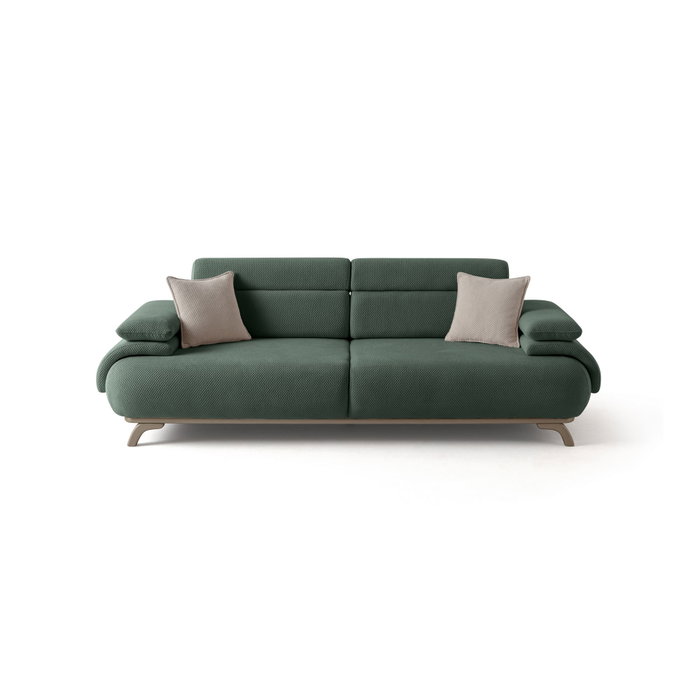 Atelier Del Sofa Bonjo Silver - Green Sofá de 3 plazas